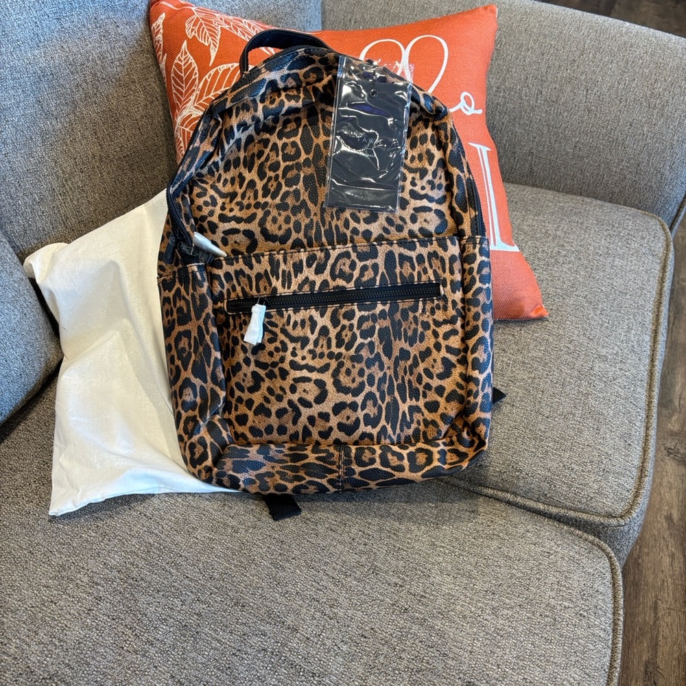 Leopard Print Backpack by Fawn